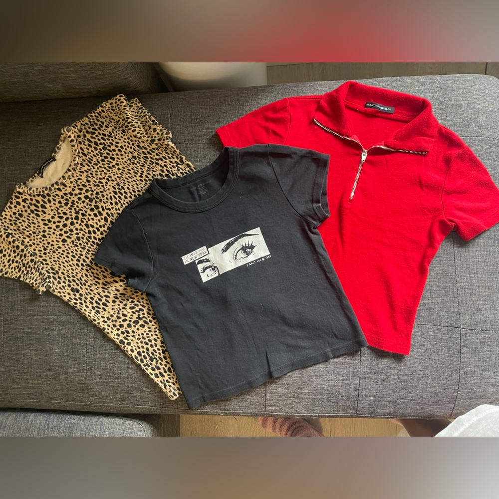 Brandy Melville set of 3 tops
